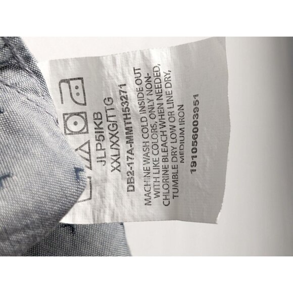 Wrangler Shirt Mens XXL Gray Button Up  Long Sleeve 100% Cotton Cowboy - Picture 6 of 6